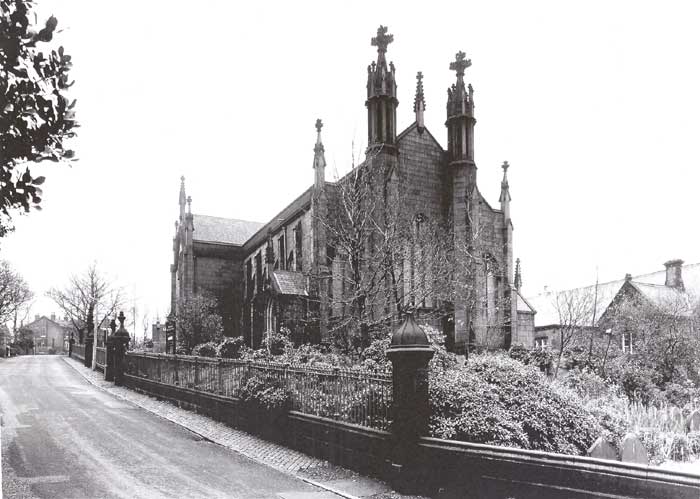 End elevation of the chapel, 1975